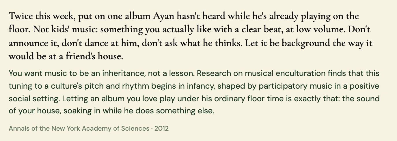 A report guidance item with its source shown as "Annals of the New York Academy of Sciences · 2012" below the text